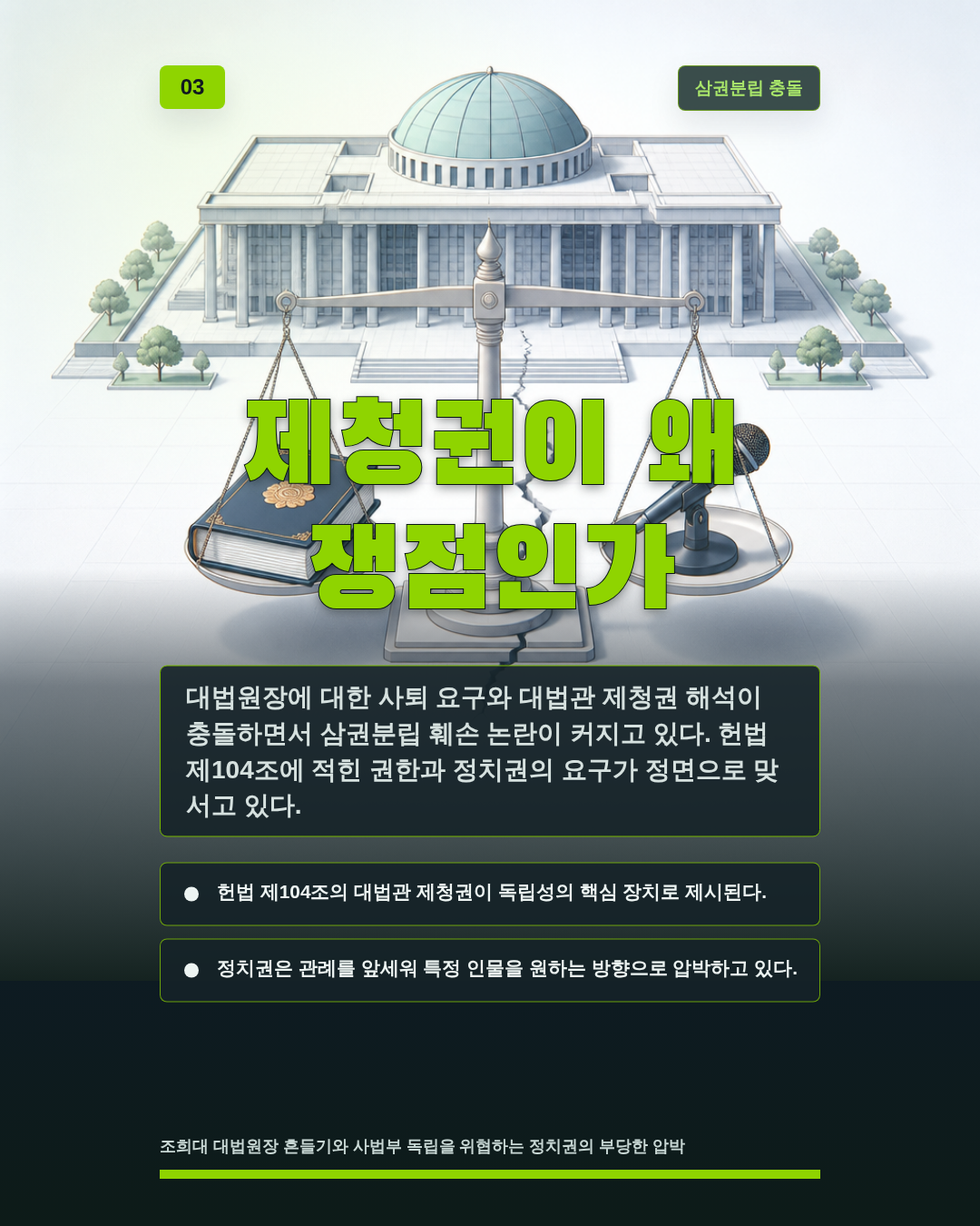 제청권이 왜 쟁점인가