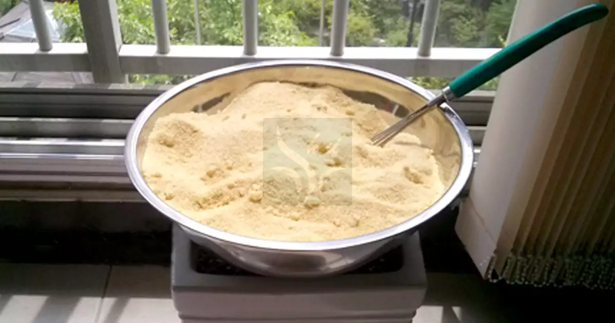 일광욕 중인 굳은 설탕과 소금