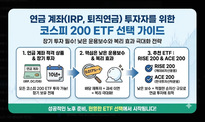 코스피200 ETF 전체 목록 [2026년] 운용보수&middot;순자산&middot;수익률 비교 및 목적별 추천