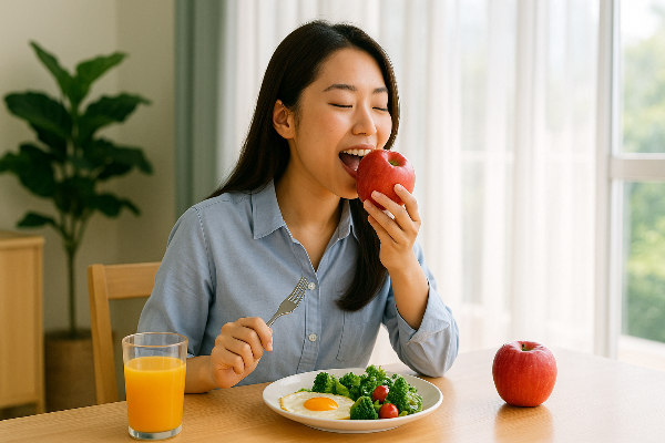 아침 사과가 금인 이유? 혈당 조절부터 항산화까지, 사과 제대로 먹는 법