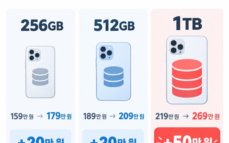 아이폰18 공개 후 구형 가격 인상 총정리: 17·에어 출고가와 통신비