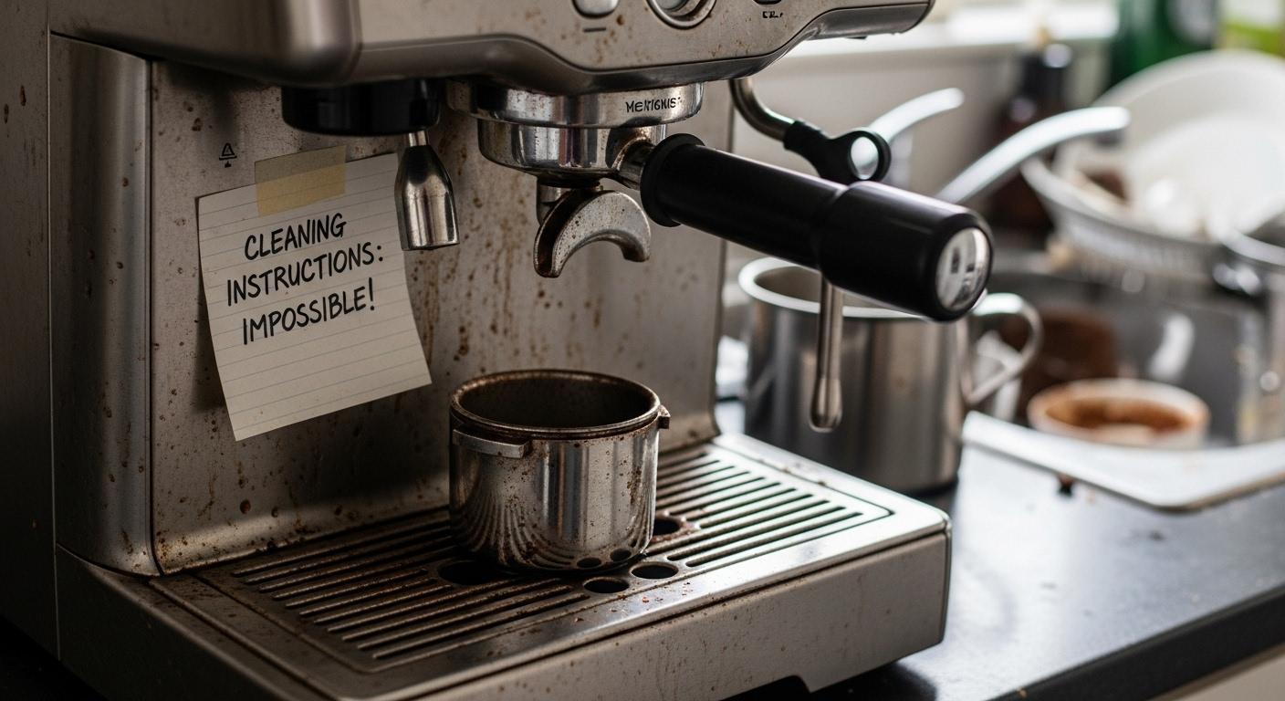 세척 불편 커피머신