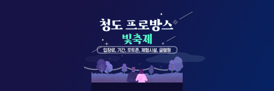 청도 프로방스 빛축제