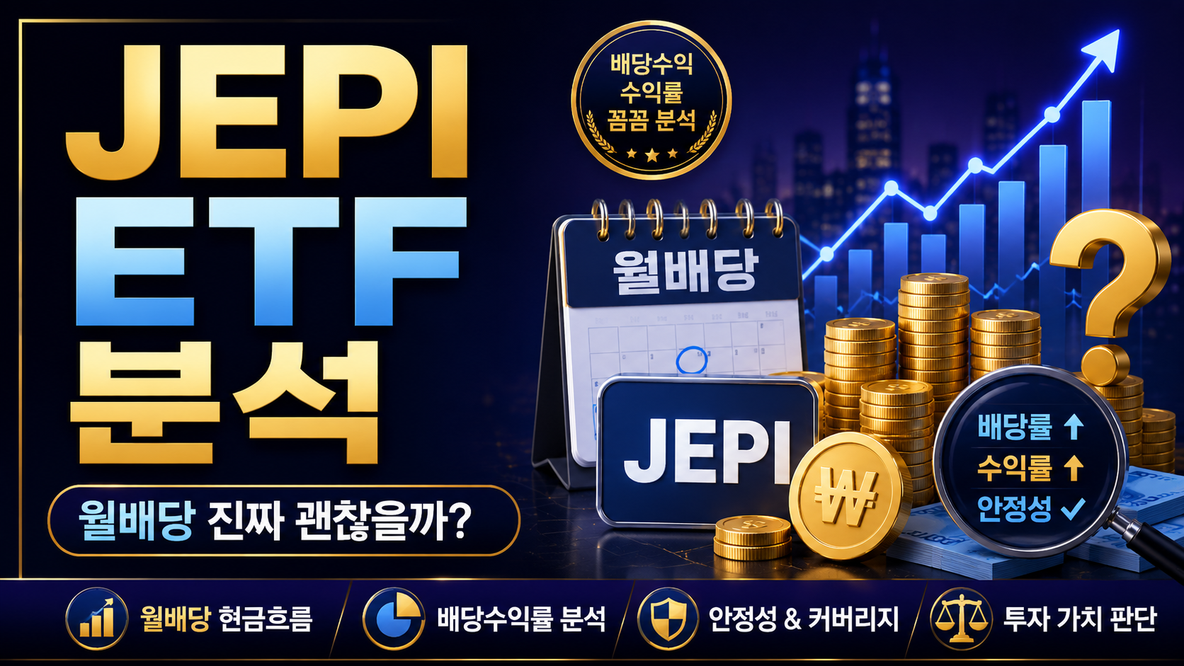 JEPI ETF 배당률 분석|월배당 ETF 진짜 괜찮을까