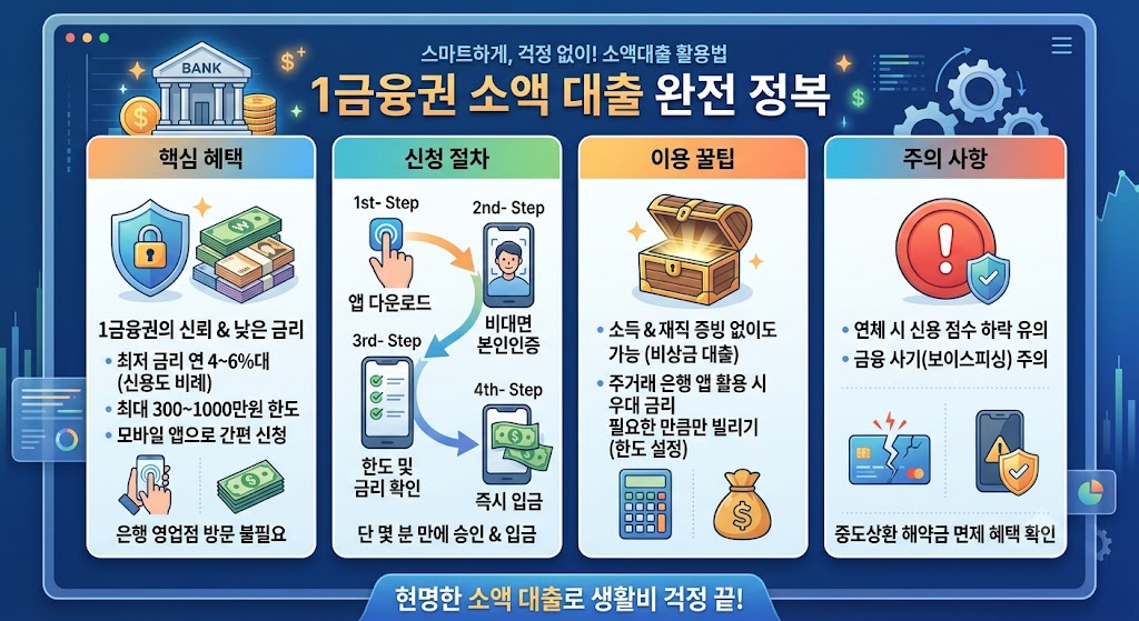 1금융권 소액 대출 완전 정복