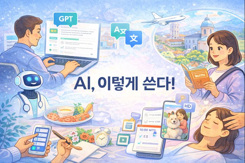 2026년 AI 트렌드: 당신의 삶을 바꿀 실생활 활용 팁 7가지 설명이미지