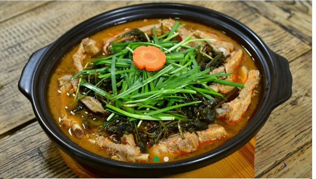 산나물 소갈비찜