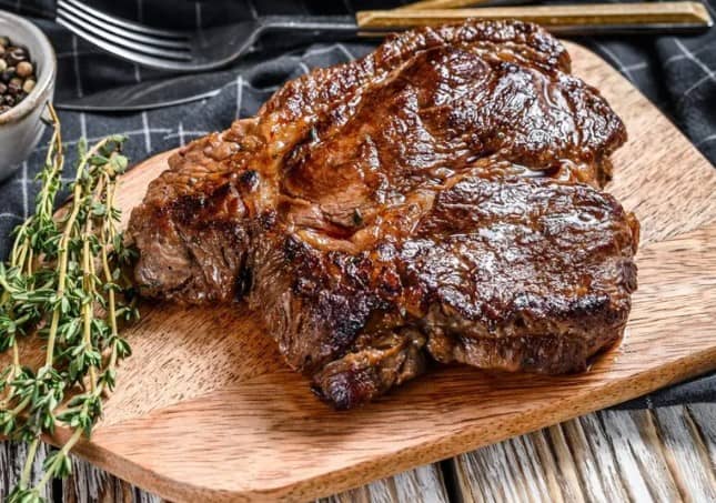 익힌 소고기 모습