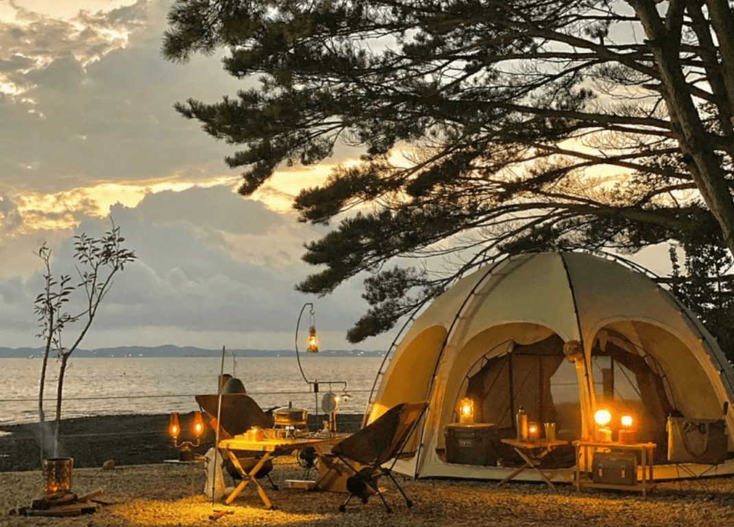 아이와 함께 서해바다 캠핑 체험 조용한곳