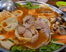 얼큰만두전골