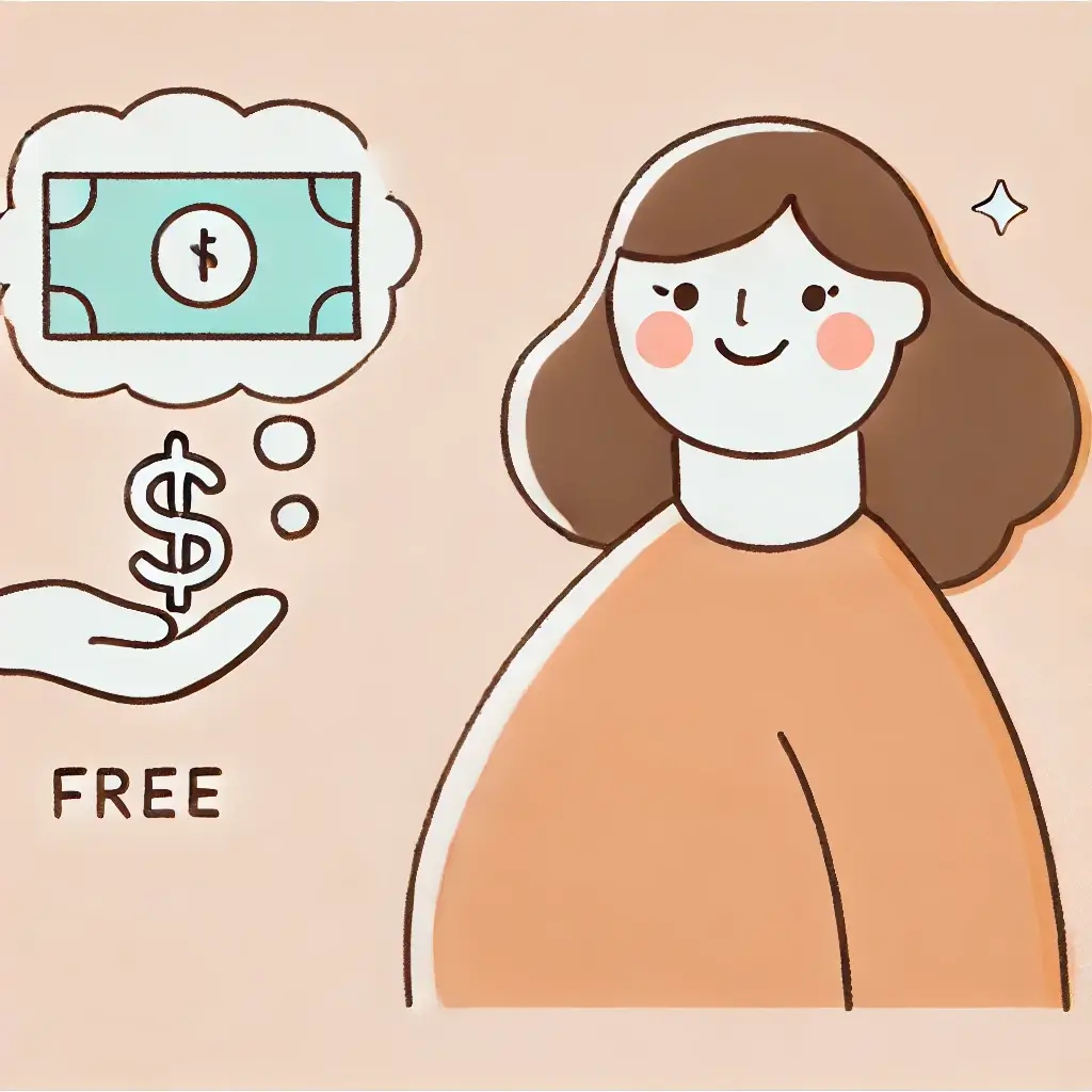 임산부가 제왕절개 비용 무료화를 기뻐하는 모습.