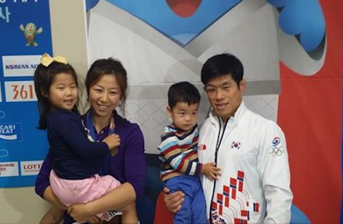 레슬링 정지현 정지연 가족