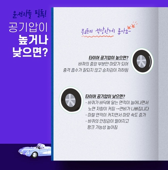 타이어 공기압 경고등