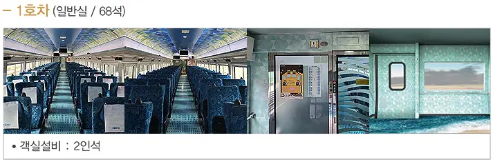 서해금빛열차 온돌마루 예약 방법, 요금