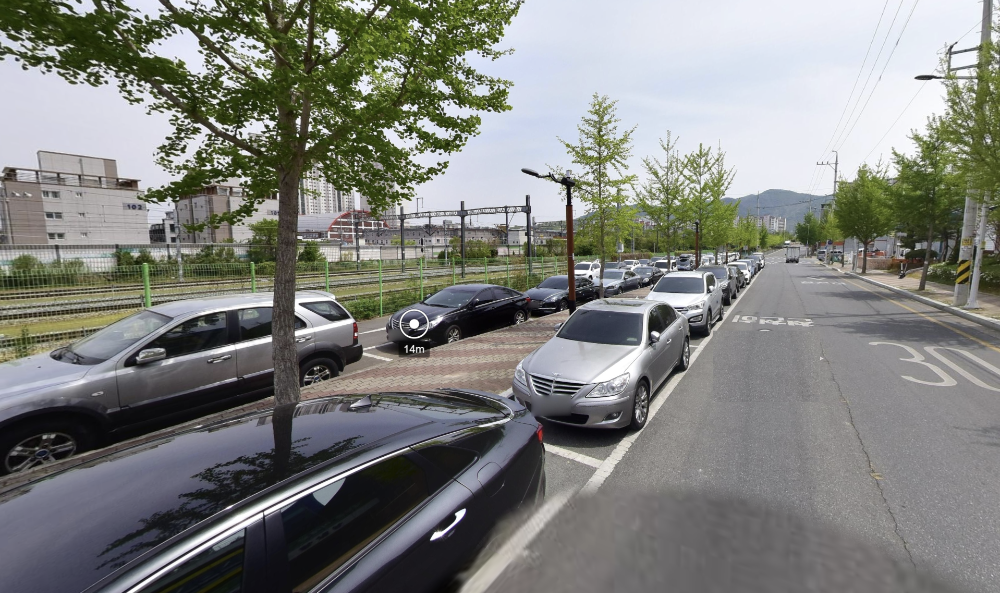 공영주차장 전경