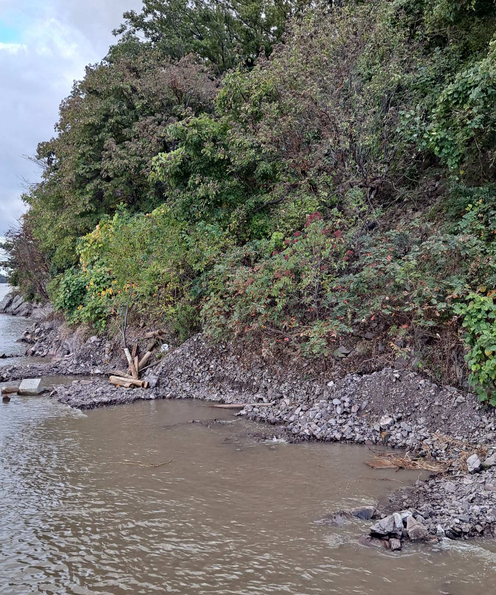 황산도 해안산책로 반환점