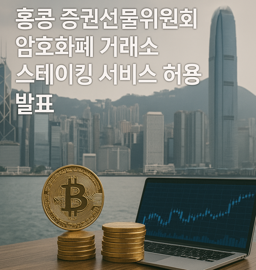 홍콩 증권선물위원회 암호화폐 거래소 스테이킹 서비스 허용 발표