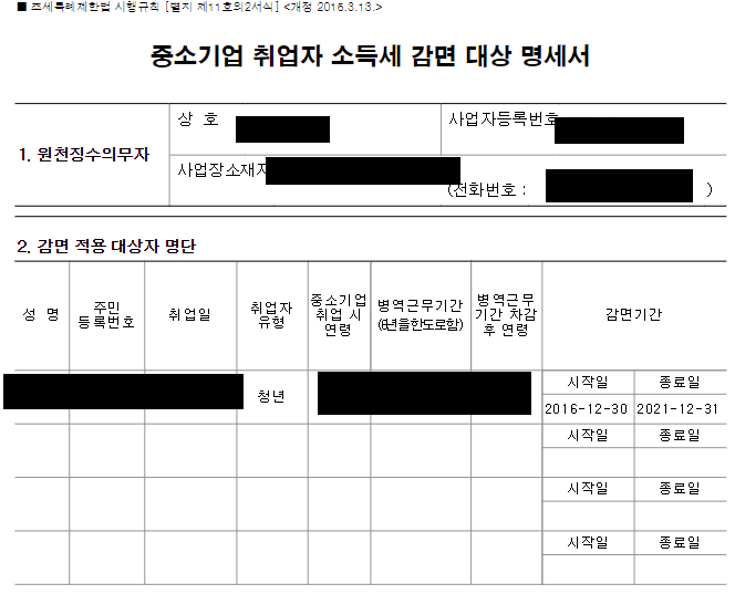 중소기업 청년 소득세 감면 대상 확인, 신청 확인, 대상자 여부 확인 방법 (홈택스 신청 내용 확인)
