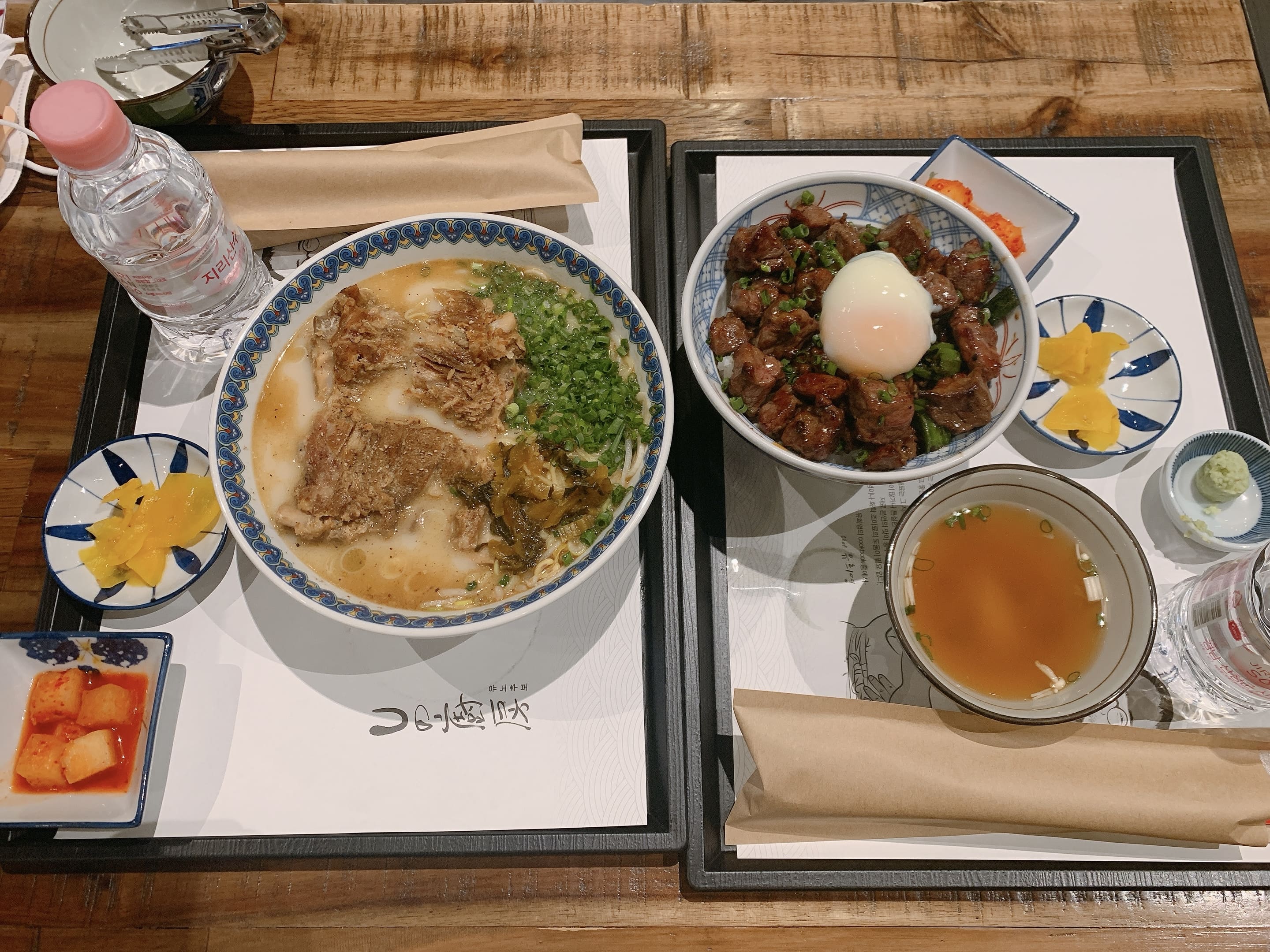유노추보 한 상차림