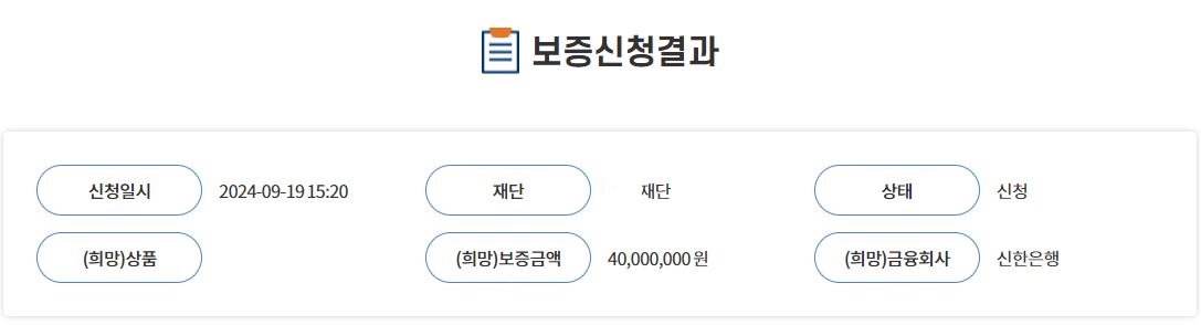신용보증재단-소상공인대출-결과