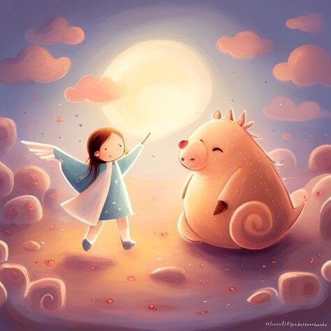 돼지-꿈-아기와-춤추는-해맑은-돼지