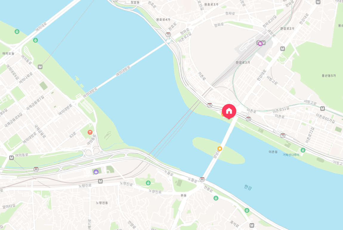 한강대교 호텔 위치