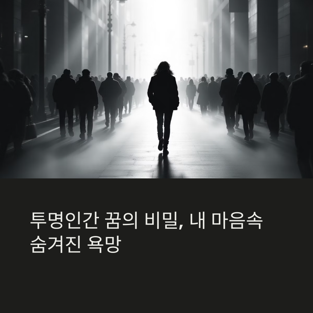 투명인간이 되는 꿈 썸네일