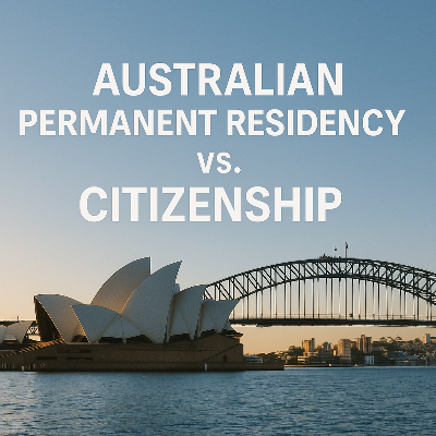 호주 시민권자 vs 영주권자