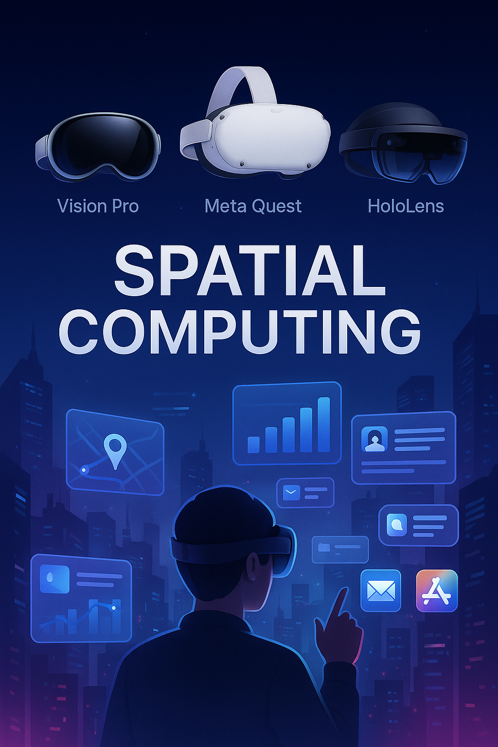 공간 컴퓨팅 – Vision Pro, XR, 산업 적용 공간 컴퓨팅 기술 썸네일