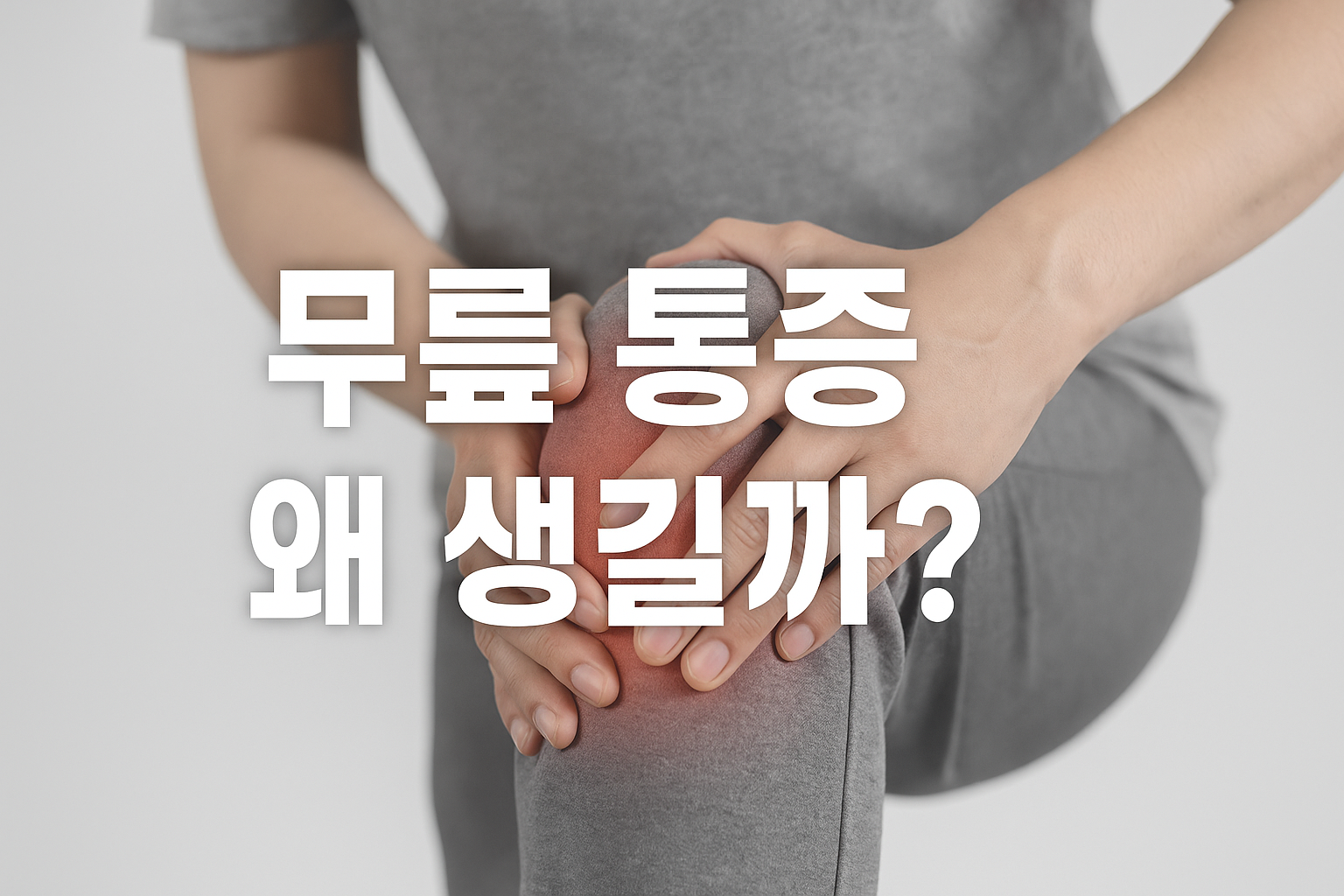 무릎 통증 원인과 발생 이유 알아보기