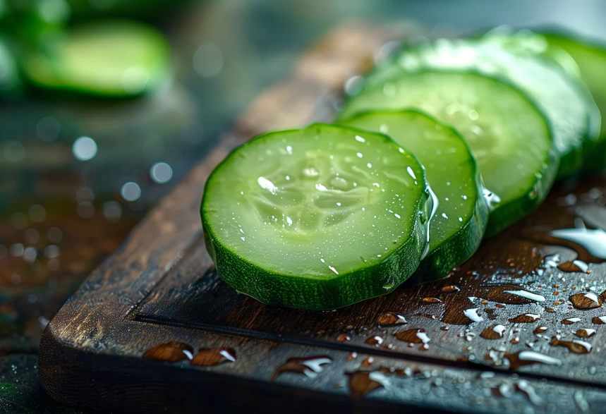 오이-김밥-냉국-샐러드-피클