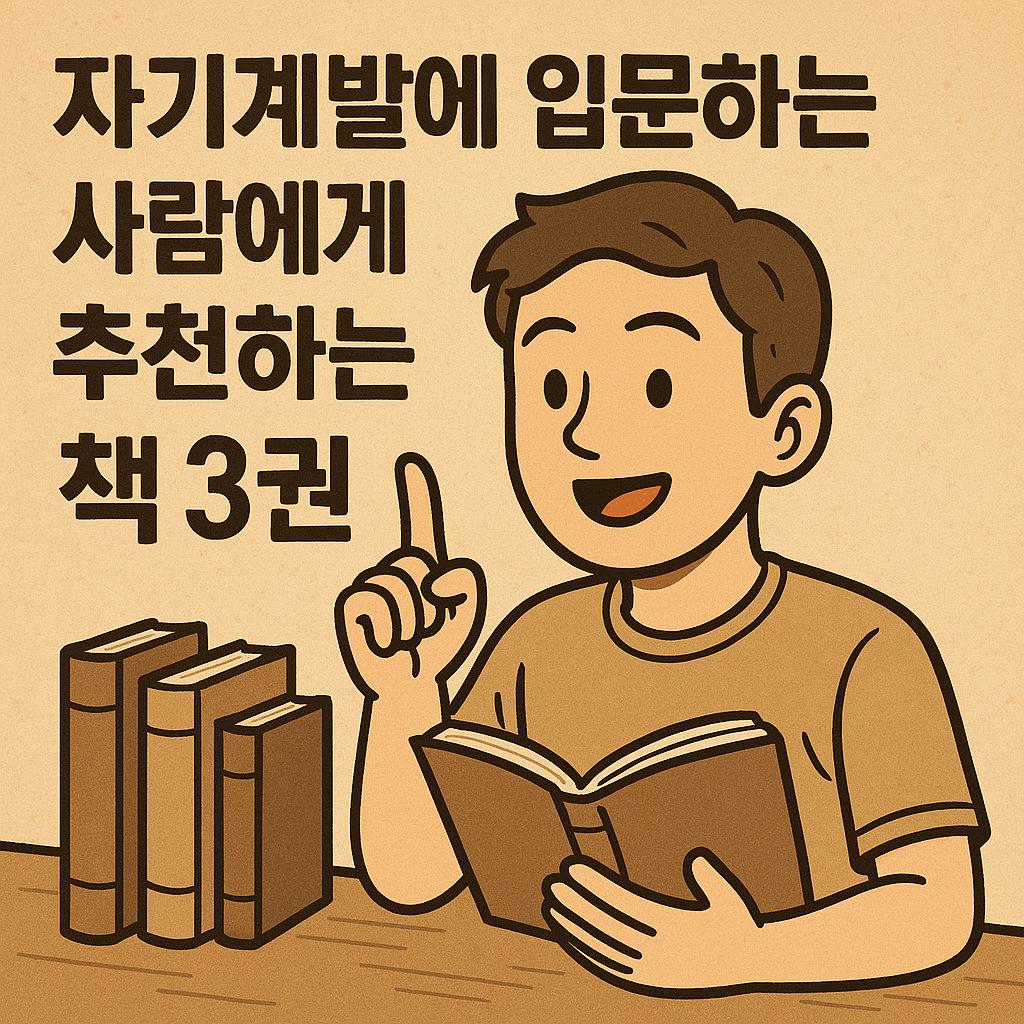 자기계발에 입문하는 사람에게 추천하는 책 3권