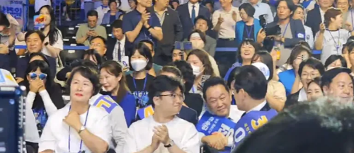 정봉주-이재명-악수