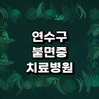 인천 연수구 불면증