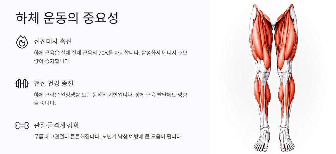 하체운동의 중요성