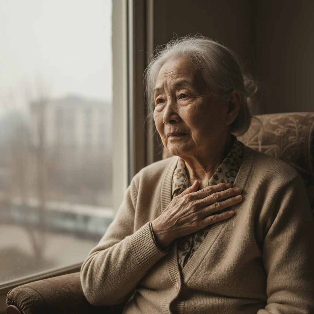 황사 미세먼지 차단을 위한 어르신 외..