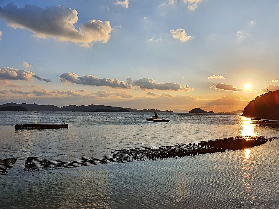 도산면 앞바다