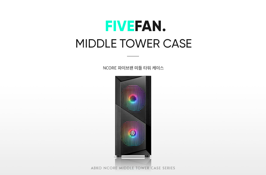 ABKO NCORE Five Pan Tempered Glass