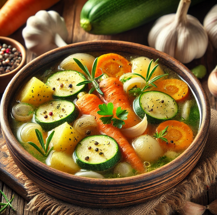 마늘과 양파를 활용한 건강 수프