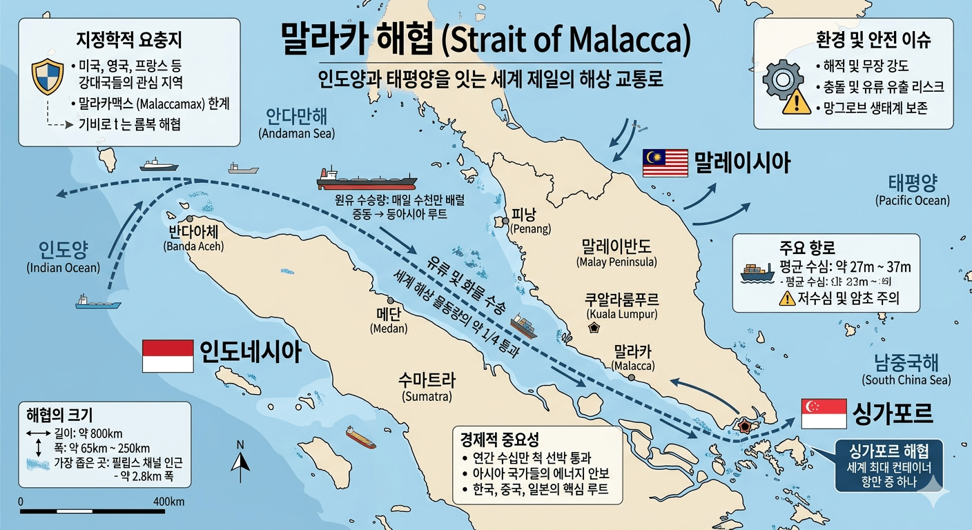 말라카 해협 하나로 달라지는 우리 생활