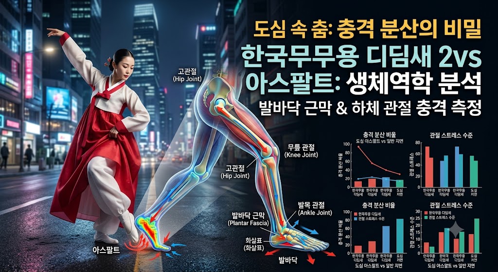 아스팔트 위의 춤추는 발끝: 한국무용 발디딤이 발바닥 근막과 하체 관절에 미치는 생체역학적 충격 분산의 비밀
