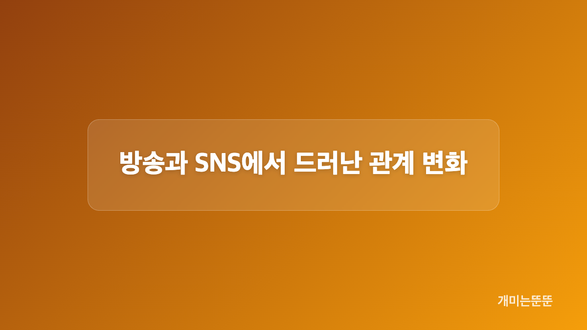 재혼부터 공식 발표까지 주요 일정