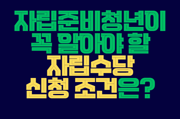 자립준비청년