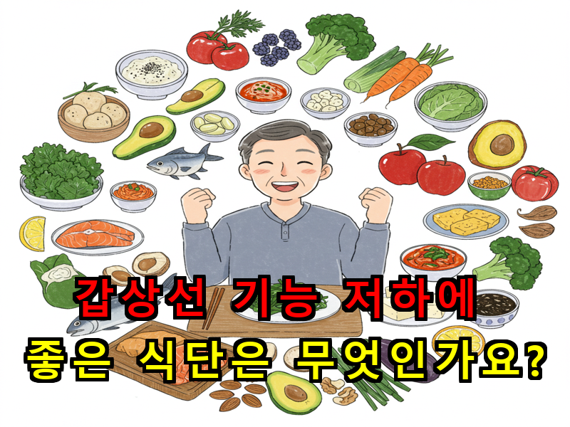 갑상선 기능 저하에 좋은 식단