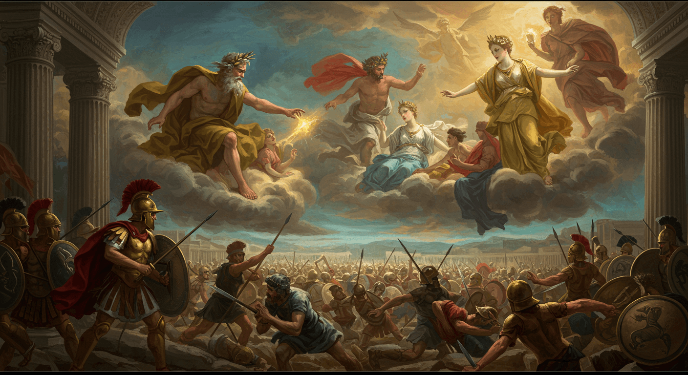 인간 전쟁 vs 신들의 전쟁 누가 누구를 이용했나 관련 사진