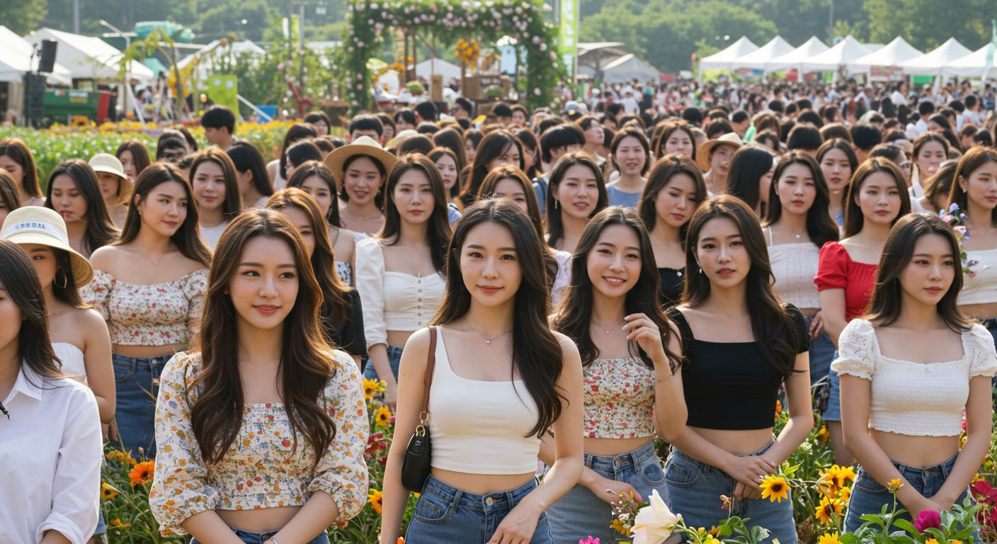 축제에 참여한 사람들