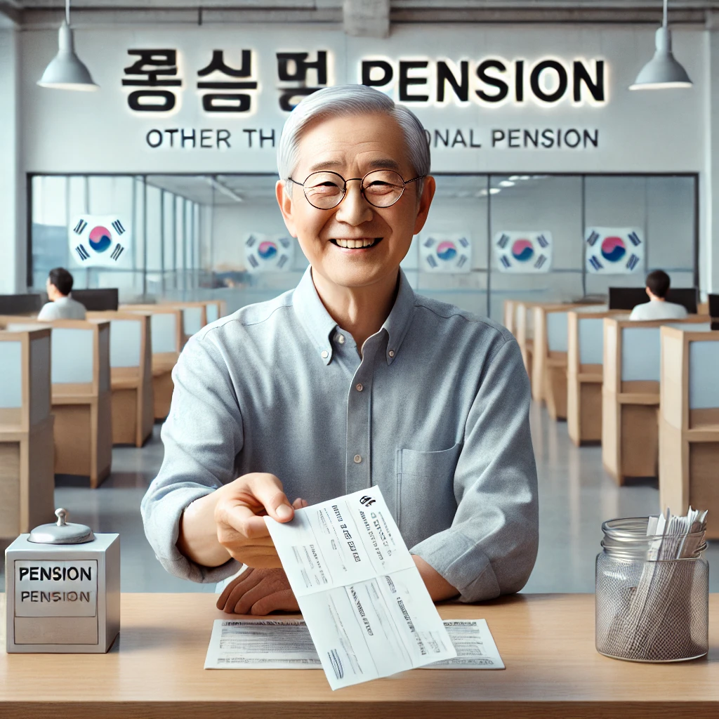 구청에서 개인사업자종합소득세 신고하는 남성