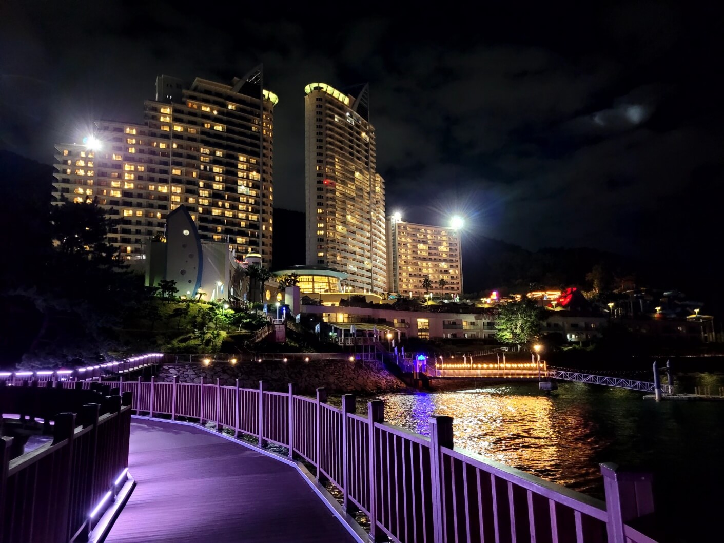 소노캄 거제의 야경