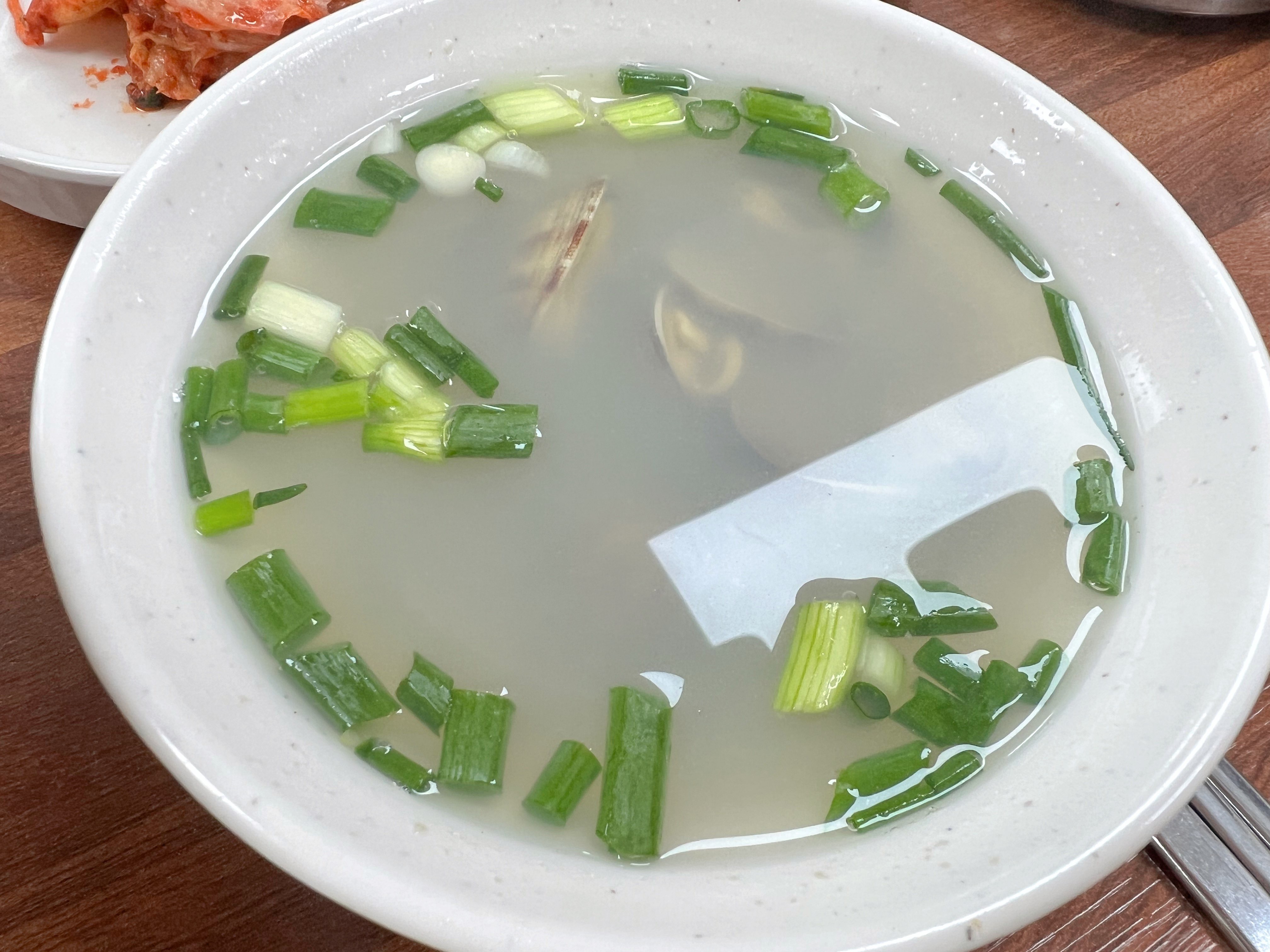 곡성 옥과 함지박식당 바지락국