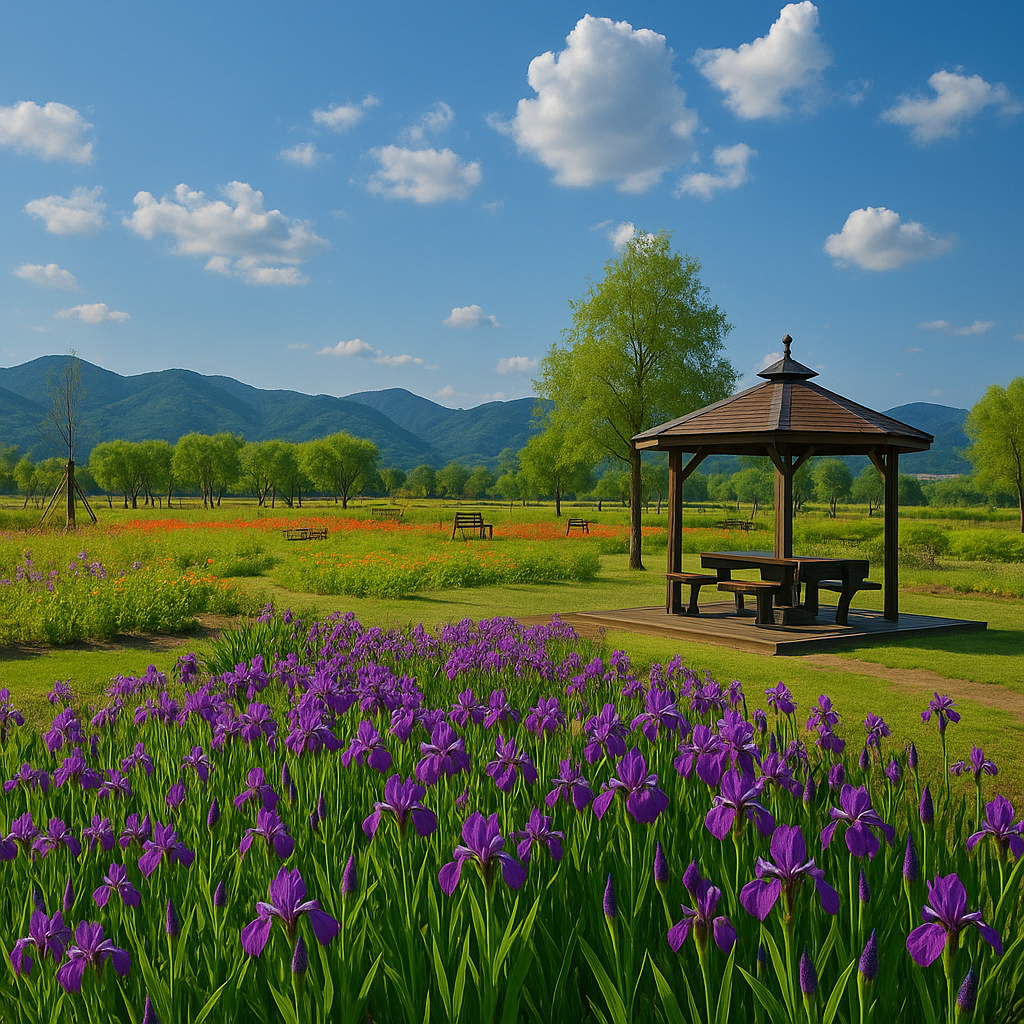 양구 파로호 꽃섬 사진